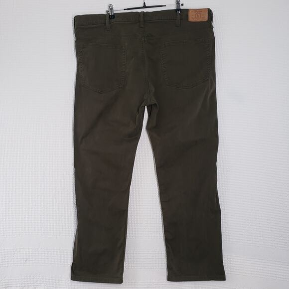 Polo Ralph Lauren Varick Slim Straight Stretch Sateen Pant Mens 40x38 Tall Green - Picture 2 of 16